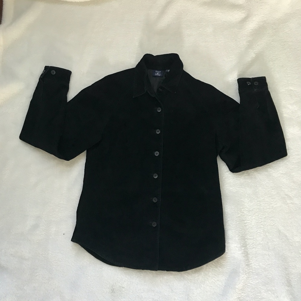 Hunt Club Black Suede Women's Jacket Small